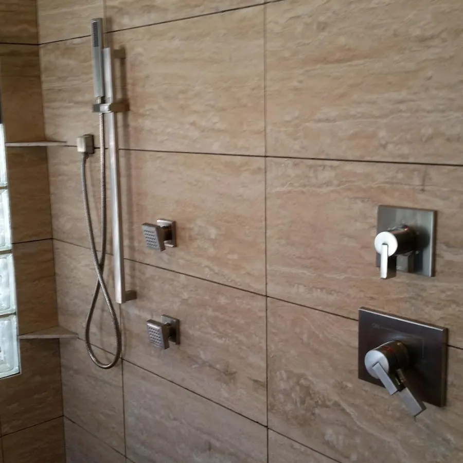 Shower fixture installation for Water Heater Replacement in Boxborough